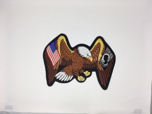 Pow Mia Eagle Patriot Back 13" Patch All Gave Some Some Gave All