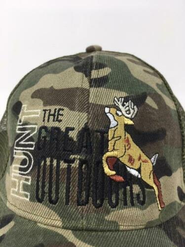 Hunt The Great Outdoors Mesh Camo Baseball Hat