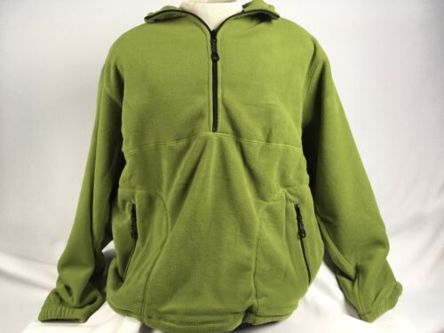 Green Devon & Jones Wintercept Fleece Quarter-Zip Jacket L-XXL