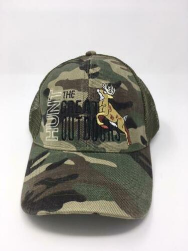 Hunt The Great Outdoors Mesh Camo Baseball Hat