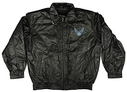 Men's US Air Force Black Leather Jacket