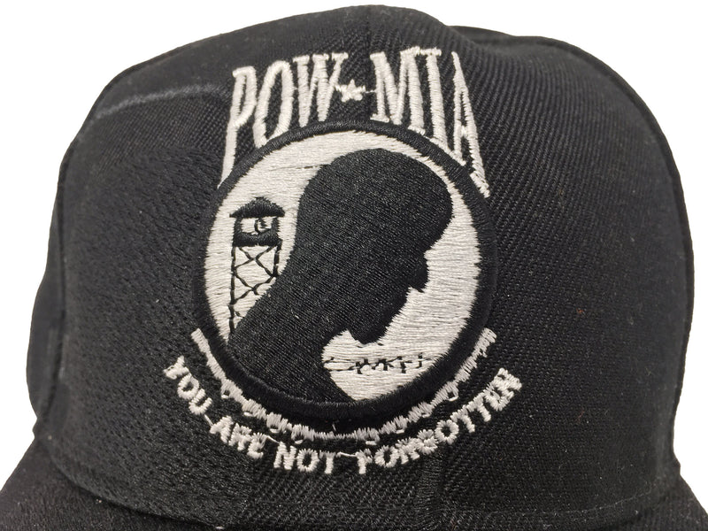 Black POW-MIA You Are Not Forgotten Baseball Hat
