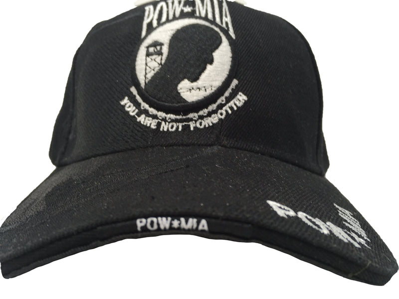 Black POW-MIA You Are Not Forgotten Baseball Hat