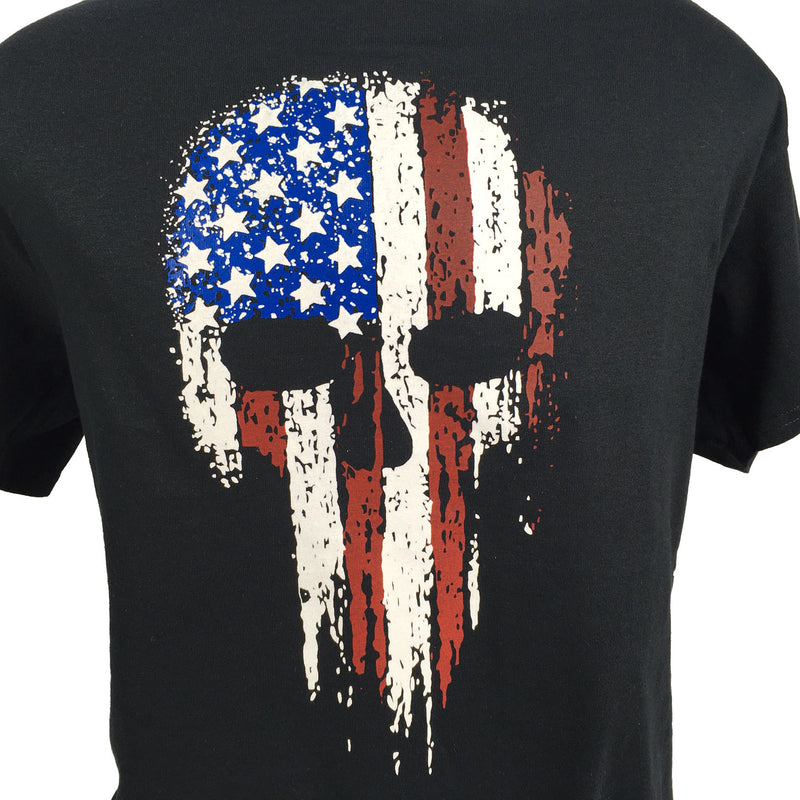 Black Patriotic Punisher T-Shirt