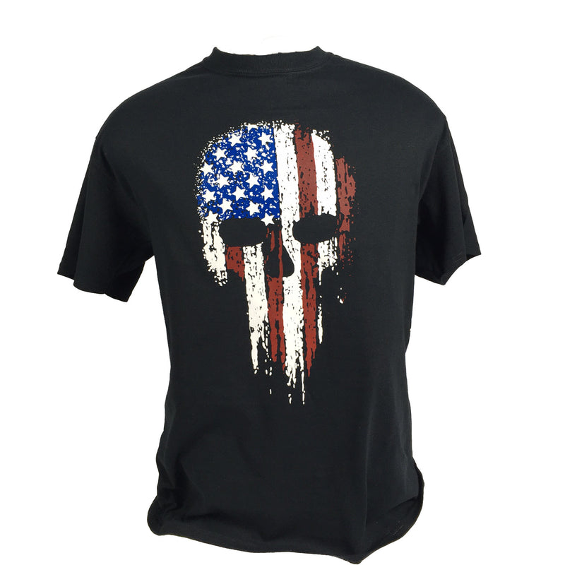 Black Patriotic Punisher T-Shirt