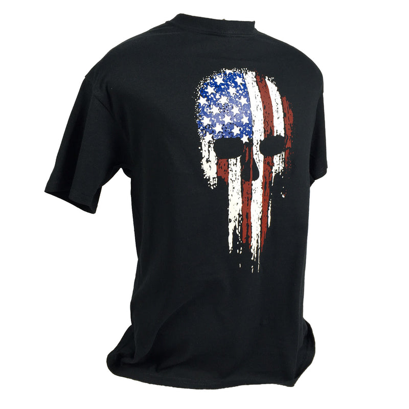 Black Patriotic Punisher T-Shirt