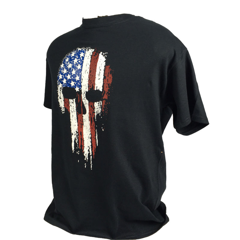 Black Patriotic Punisher T-Shirt