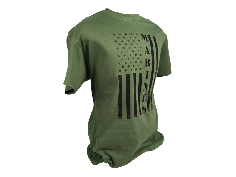 US Marines Military Green Flag T-Shirt