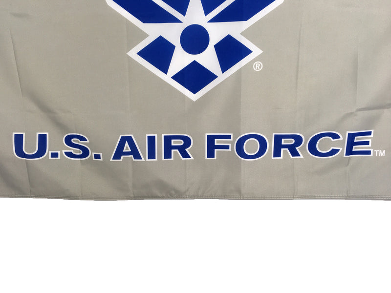 Air Force Wings 3'x5' Flag Gray